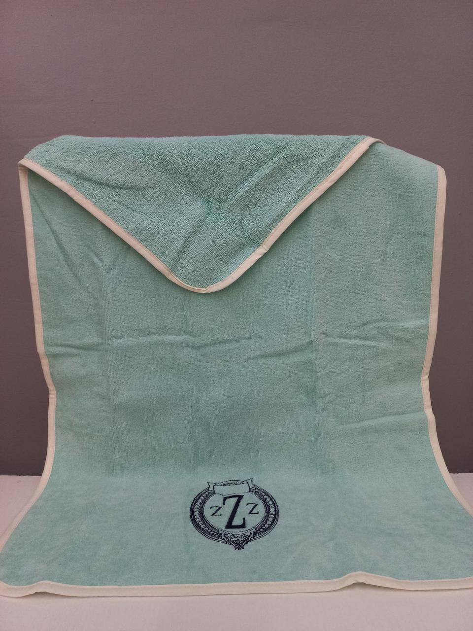 Жіночий рушник для сауни махра/велюр 50×90 (TM Zeron), MINT Туреччина