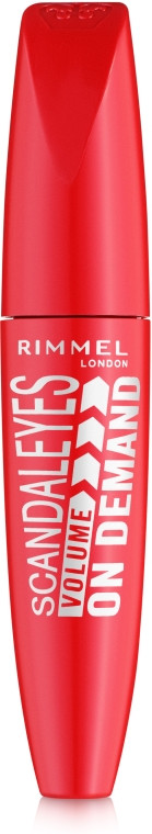 Туш для вій чорна для об'єму Rimmel London Scandaleyes Volume On Demand Black, 12 мл
