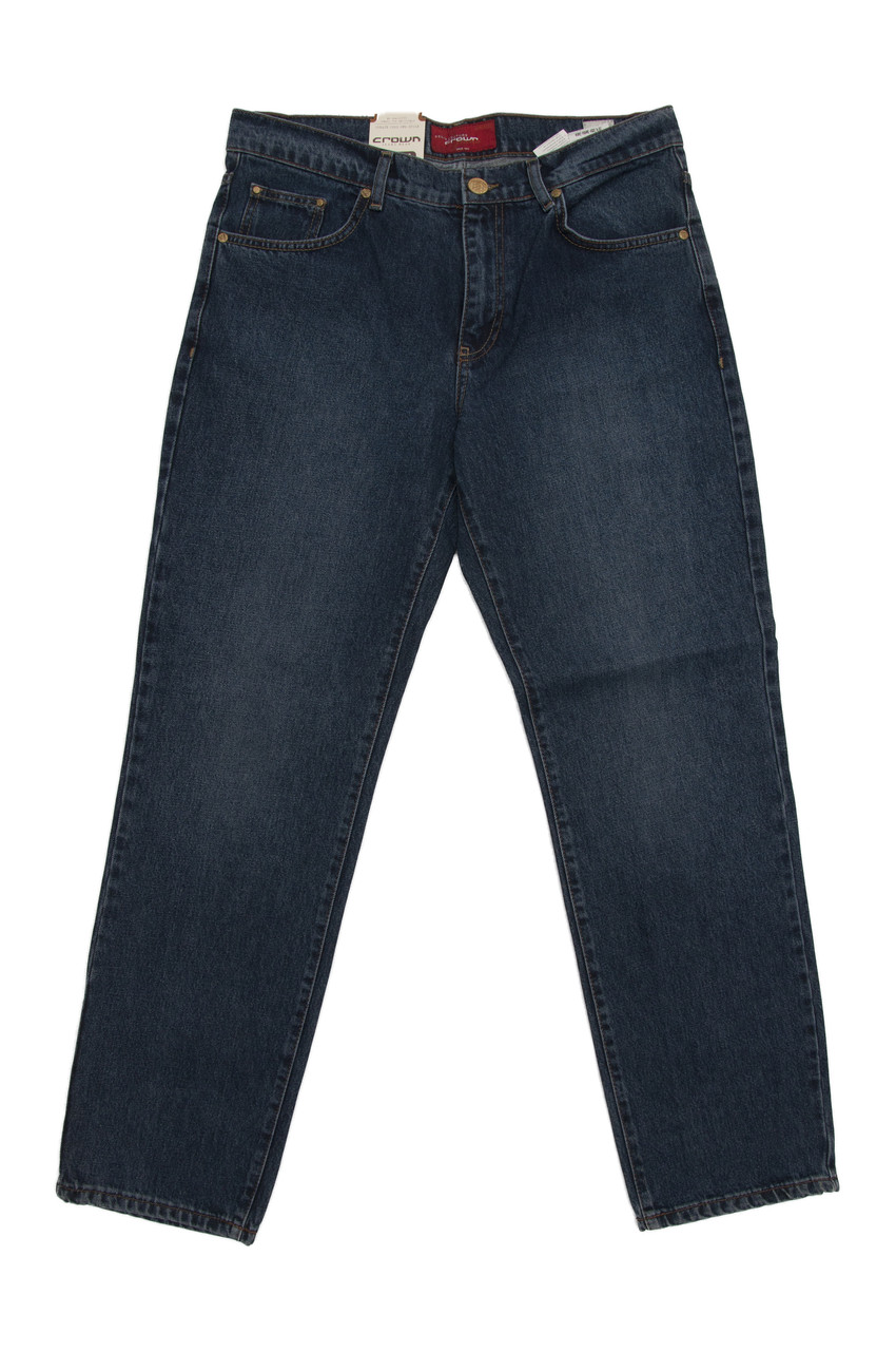 Джинси чоловічі Crown Jeans модель 100 (2) (182) (KNV) L32