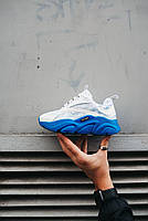 Кросівки дитячі для хлопчиків білі з синім Dior Homme. Модна дитяча взуття для хлопчиків біла Діор Хомми, фото 3