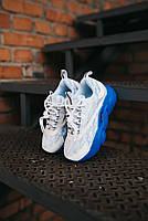 Кросівки дитячі для хлопчиків білі з синім Dior Homme. Модна дитяча взуття для хлопчиків біла Діор Хомми, фото 6