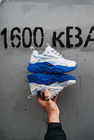 Кросівки дитячі для хлопчиків білі з синім Dior Homme. Модна дитяча взуття для хлопчиків біла Діор Хомми, фото 5