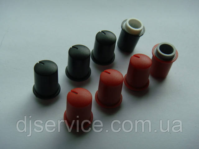 Ручка (plastic) потенціометра 12x16.5mm для пультів, колонок, фото 1