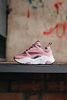 Кросівки дитячі на дівчинку рожеві з білим Dior Homme. Взуття на дівчинку дитяча рожева з білим Діор Хомми, фото 2