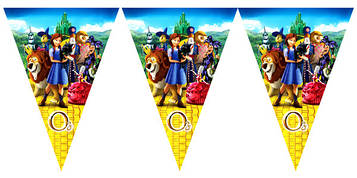 "Оз-Чарівник" - Вимпел Трикутники, 10 прапорців.