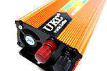 Інвертор, перетворювач напруги UKC 24-220В, 1000Вт, для дому, машини, фото 5