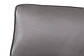 Лаунж-банкетка зі спинкою Nicolas Merida сірого кольору із шкірозамінника для вітальні модерн, фото 4