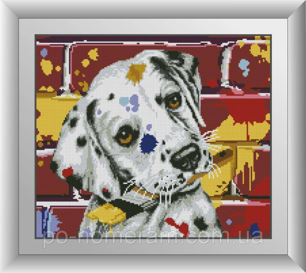 Картина мозаїка Dream Art Художник (DA-30345) 37 х 43 см (Без підрамника), фото 1