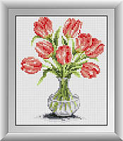Алмазная вышивка Dream Art Ваза с тюльпанами (DA-30608) 23 х 28 см (Без подрамника)
