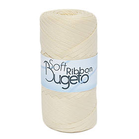 Плоский шнур поліефірний Bugeto Soft Ribbon, колір Пломбір