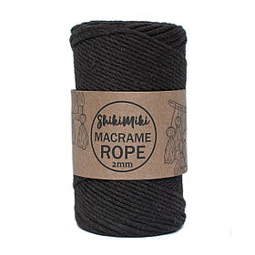 Еко шнур Shikimiki Rope 2 mm, колір Шоколад