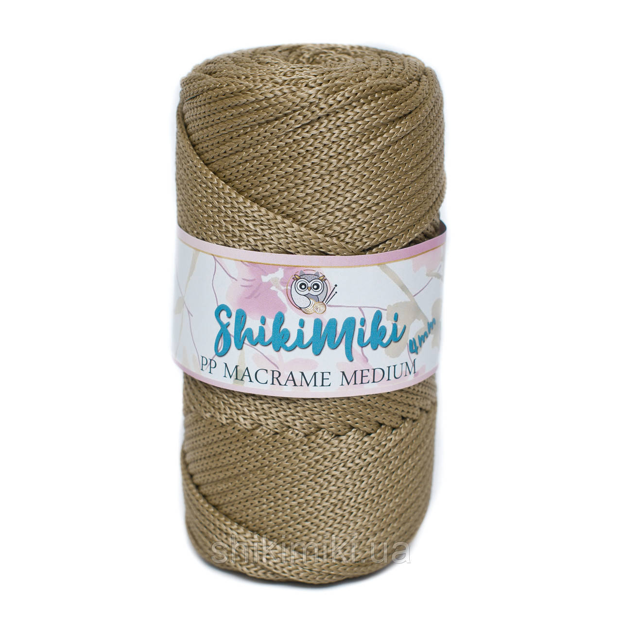 Трикотажний шнур PP Macrame Medium, колір Бежевий