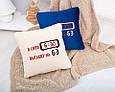Подушка подарункова "В свої 6:30 виглядаю на 63" флок, фото 3
