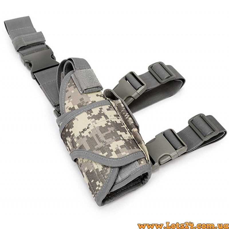 Кобура для пістолета на стегно ACU PAT універсальна права стегна тактична підвісна платформа