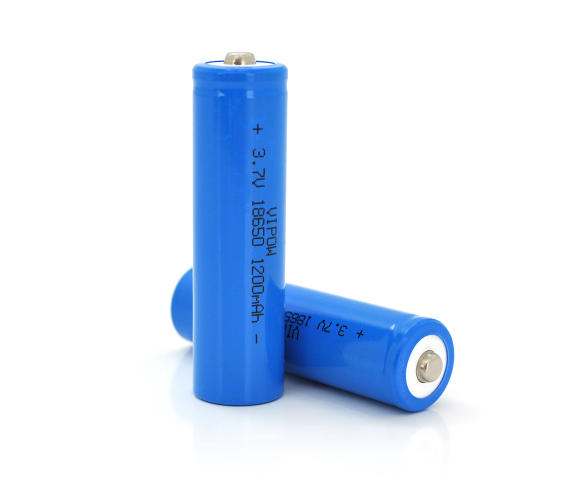 Аккумулятор 18650 Li-Ion Vipow ICR18650 TipTop, 1200mAh, 3.7V (18667) - фото 1 - id-p1501017837