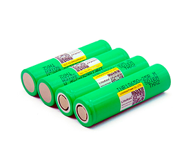 Акумулятор 18650 Li-Ion LiitoKala Lii-25R, 2500mah (2450-2650mah) 3.7V (2.75-4.2V) Green (18707)