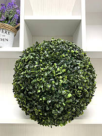 Штучна куля самшит. Куля - топіарій  самшитова ( зелена 38 см )