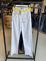 Женские белые широкие джинсы RAW