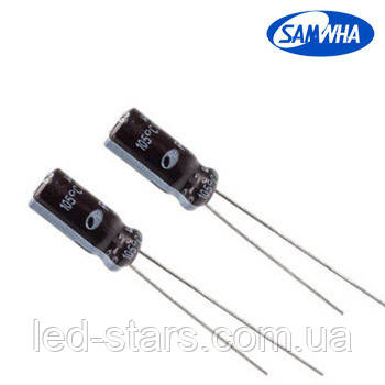 680mkf - 6,3v RD 8*11,5 SAMWHA, 105°C