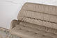 Крісло-банкетка зі спинкою Nicolas Tenerife бежевого кольору з екошкіри для вітальні модерн, фото 4
