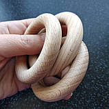 Дерев'яні кільця 60/11 мм для слінгобус і гризунів, бук, поштучно, фото 4