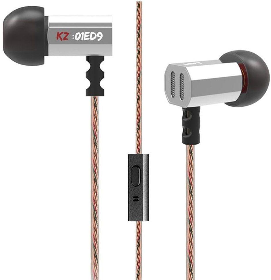 Наушники KZ ED9 Mic Silver