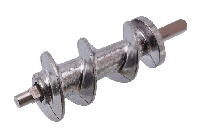Шнек для м'ясорубки Бриз квадрат 8 mm (h=6 mm), L=126 mm