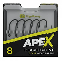 Гачок короповий RidgeMonkey Ape-X Beaked Point Barbed size 8