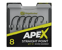 Гачок короповий RidgeMonkey Ape-X Curve Barbed size 8