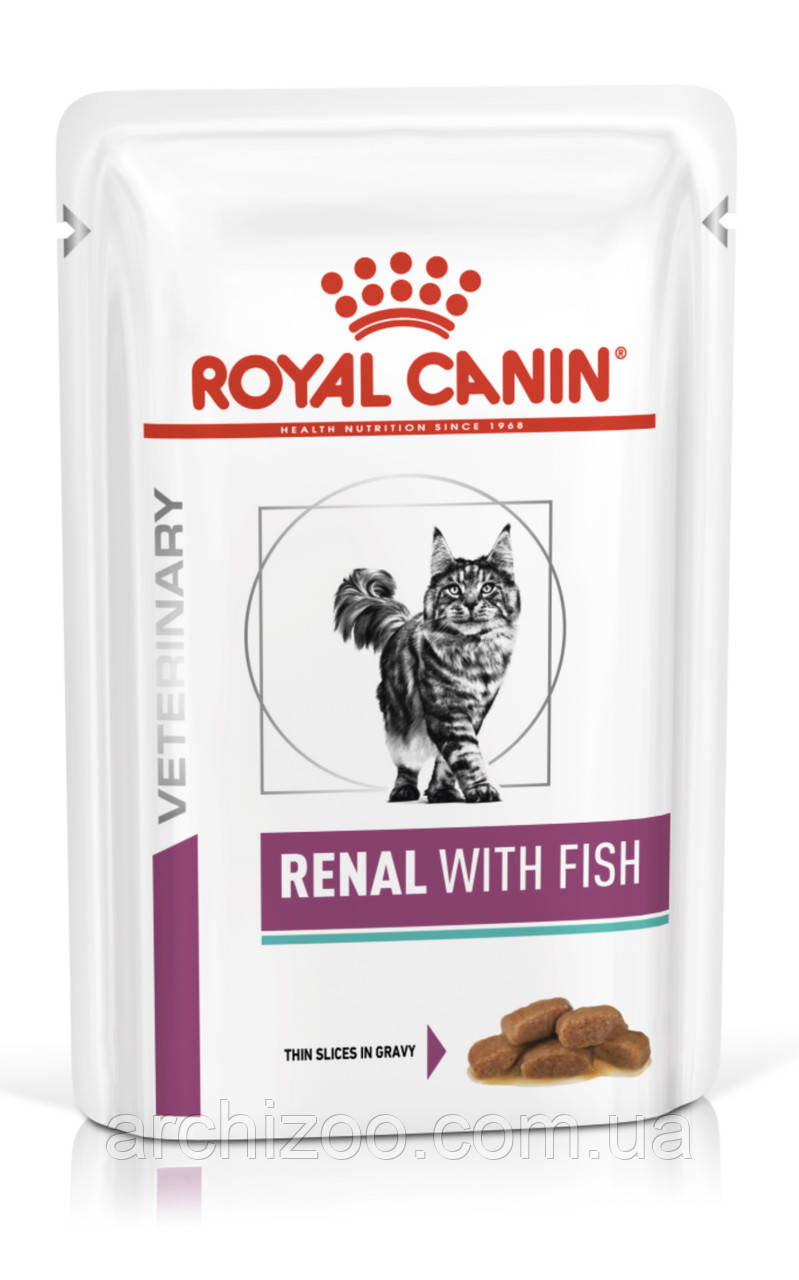 Royal Canin Renal Feline with Tuna pouches 85 г для кішок з нирковою недостатністю