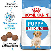 Сухой корм Royal Canin Medium Puppy для щенков средних пород 15