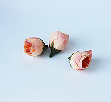 Троянда бутон пудра, 2,5 см