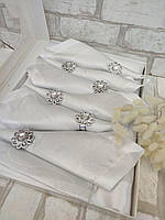 Подарочный набор - скатерть с салфетками и кольцами, 150х220 см