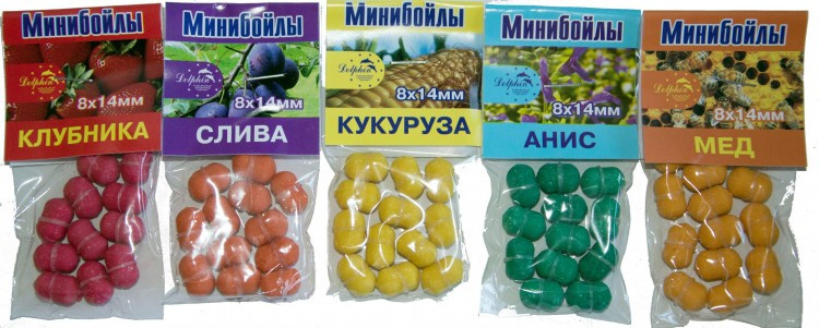 Мінібойли донні Дельфін 20 г