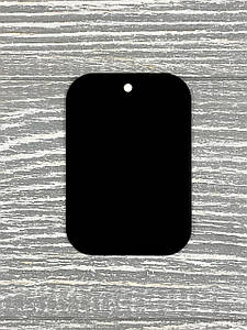 Металева наклейка пластина для автотримачів