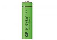 Аккумулятор GP Recyko+ GP250AAHC, AA, 2500mAh, 7.2A, Ni-MH LSD80-1, bulk