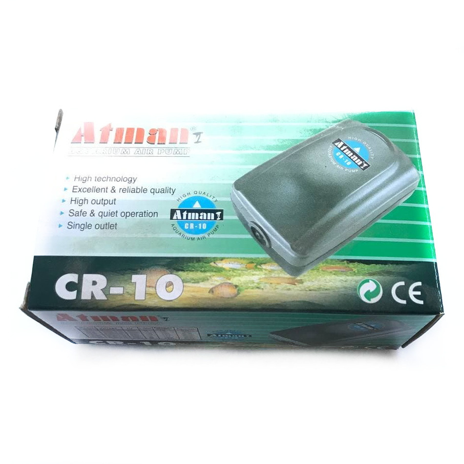 Одноканальний компресор для акваріума Atman CR-10