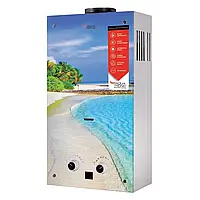 Газовая колонка Aquatronic дымоходная JSD20-AG308 10 л стекло (пляж) ЧУГУЕВ