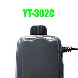 Двоканальний компресор для акваріума SunSun YT-302C, фото 3