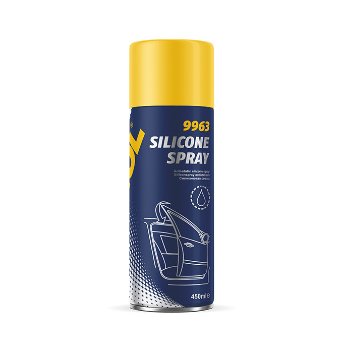 Силіконова змазка Silicone Spray 450мл Mannol 9963