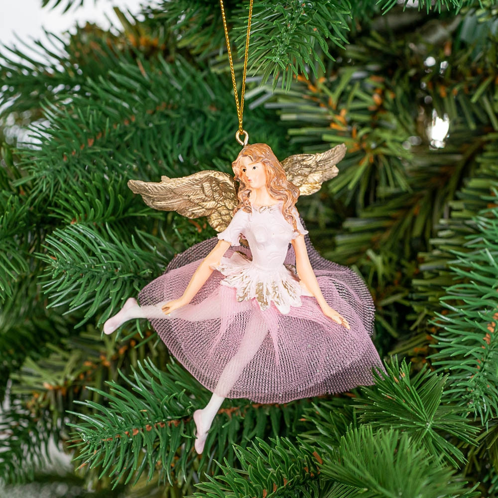 Набір підвісок на ялинку Lefard Балерина 4 шт 12 см 16010-010
