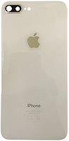 Задняя крышка iPhone 8 Plus белая в комплекте стекло камеры оригинал