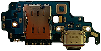 Шлейф Samsung G998 Galaxy S21 Ultra 5G с разъемом зарядки Type-C с разъемом Sim-карты с микрофоном с