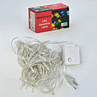 Світлодіодна гірлянда на 100 лампочок, довжина шнура 9 метрів, колір світіння білий, фото 2