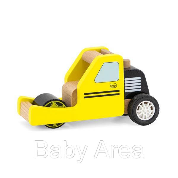 Деревяна машинка Viga Toys Дорожній каток (44518)