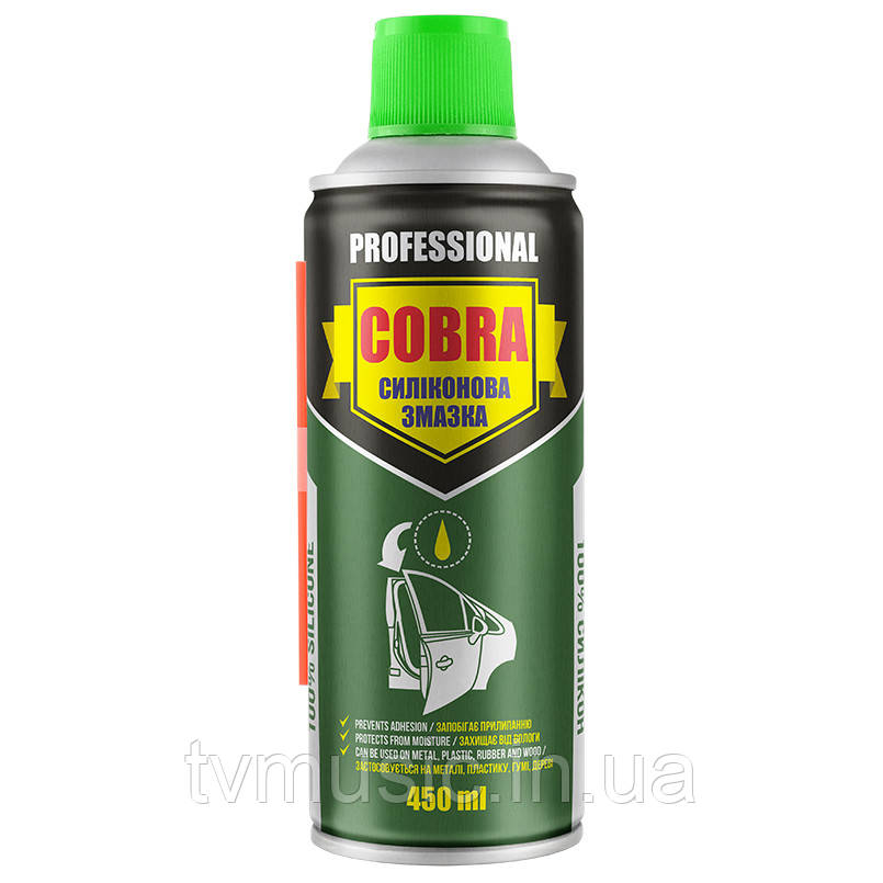 Силіконове мастило Nowax Silicone Spray Cobra NX45200 450 мл