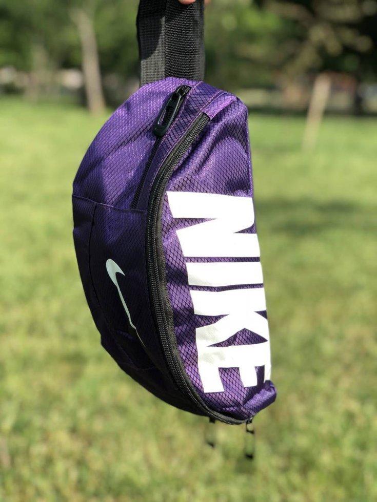 Поясна сумка Nike Team Training (фіолетова) сумка на пояс Сумка на Пояс Найк