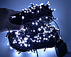 Гірлянда новорічна 500LED 32м чорний дріт Контролер 220V Білий | Гірлянда бахрома світлодіодна вулична, фото 5