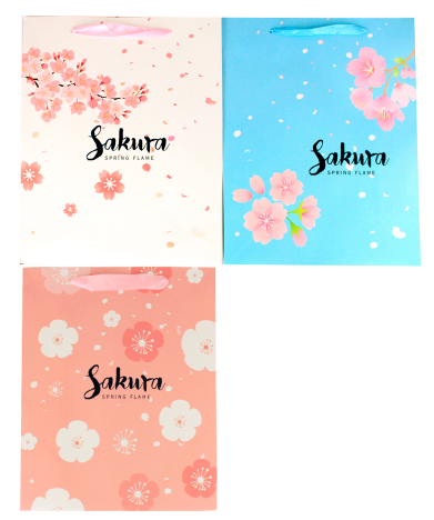 Пакет подарунковий Сакура 18х23х10см арт.YR-M-9150M, фото 1