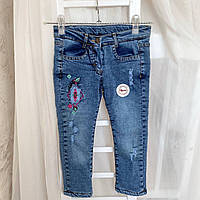 Джинси на махрі Модель 5143 Синій Джинс арт.27689493 Overdo Туреччина  Зріст 104-54(р)